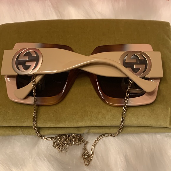 New Gucci oversized Frame Sunglasses - Picture 5 of 13